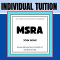 MSRA Individual Tuition
