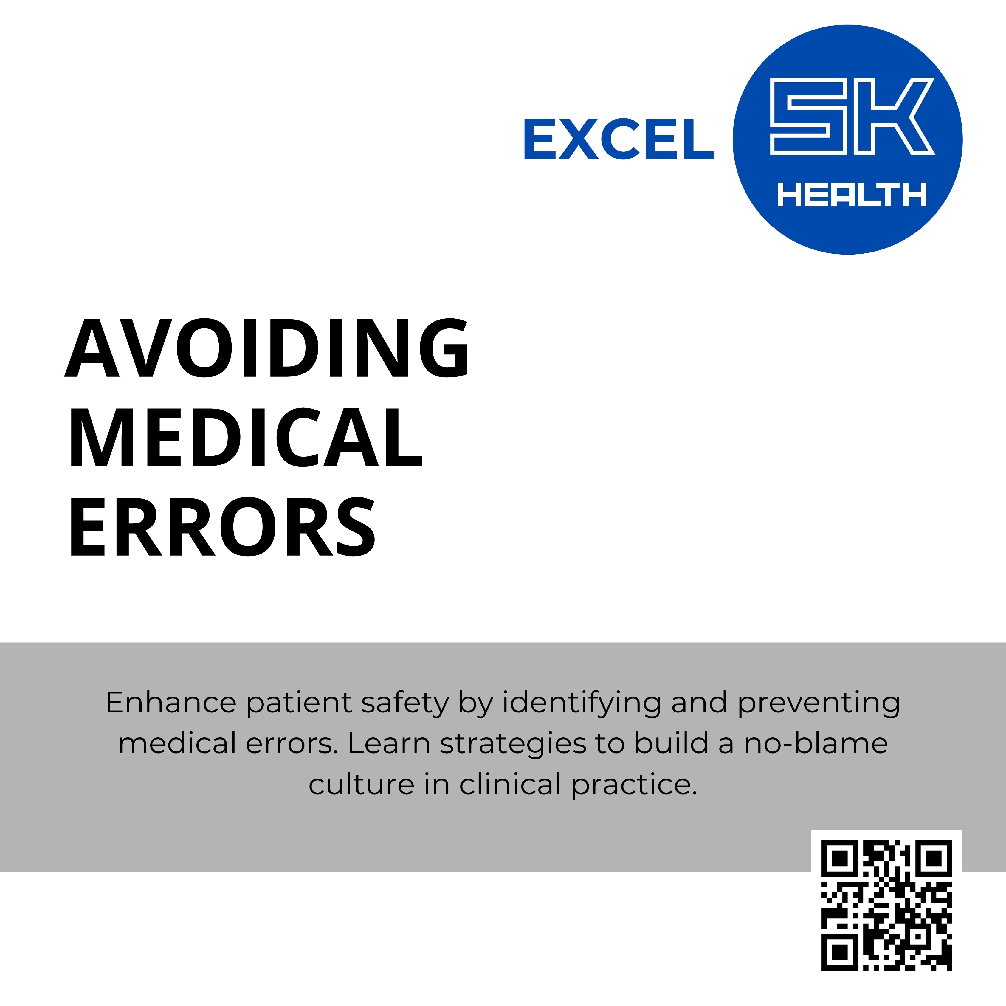 Avoiding Medical Errors
