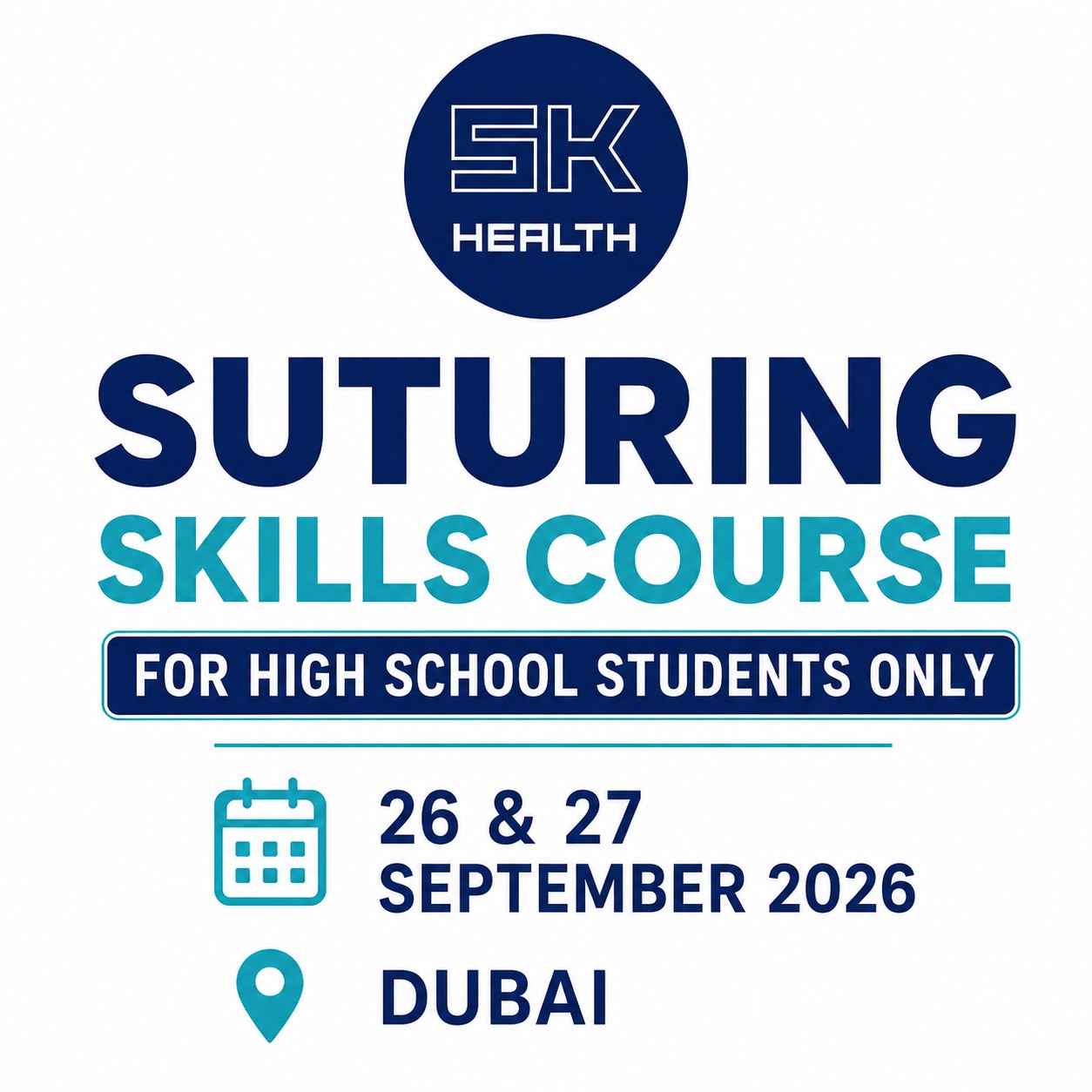Suturing Skills Course for High School Students