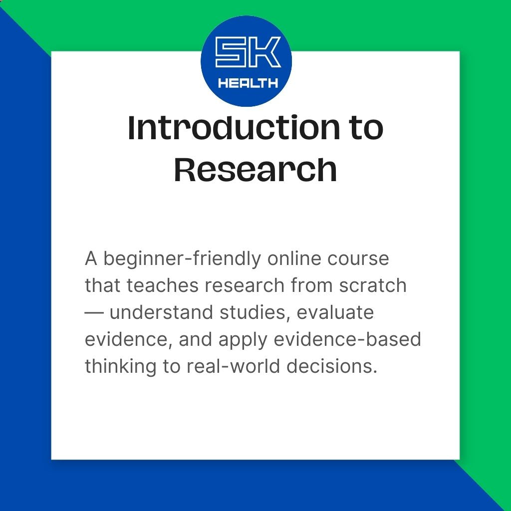 Introduction to Medical Research & Evidence-Based Clinical Decision-Making