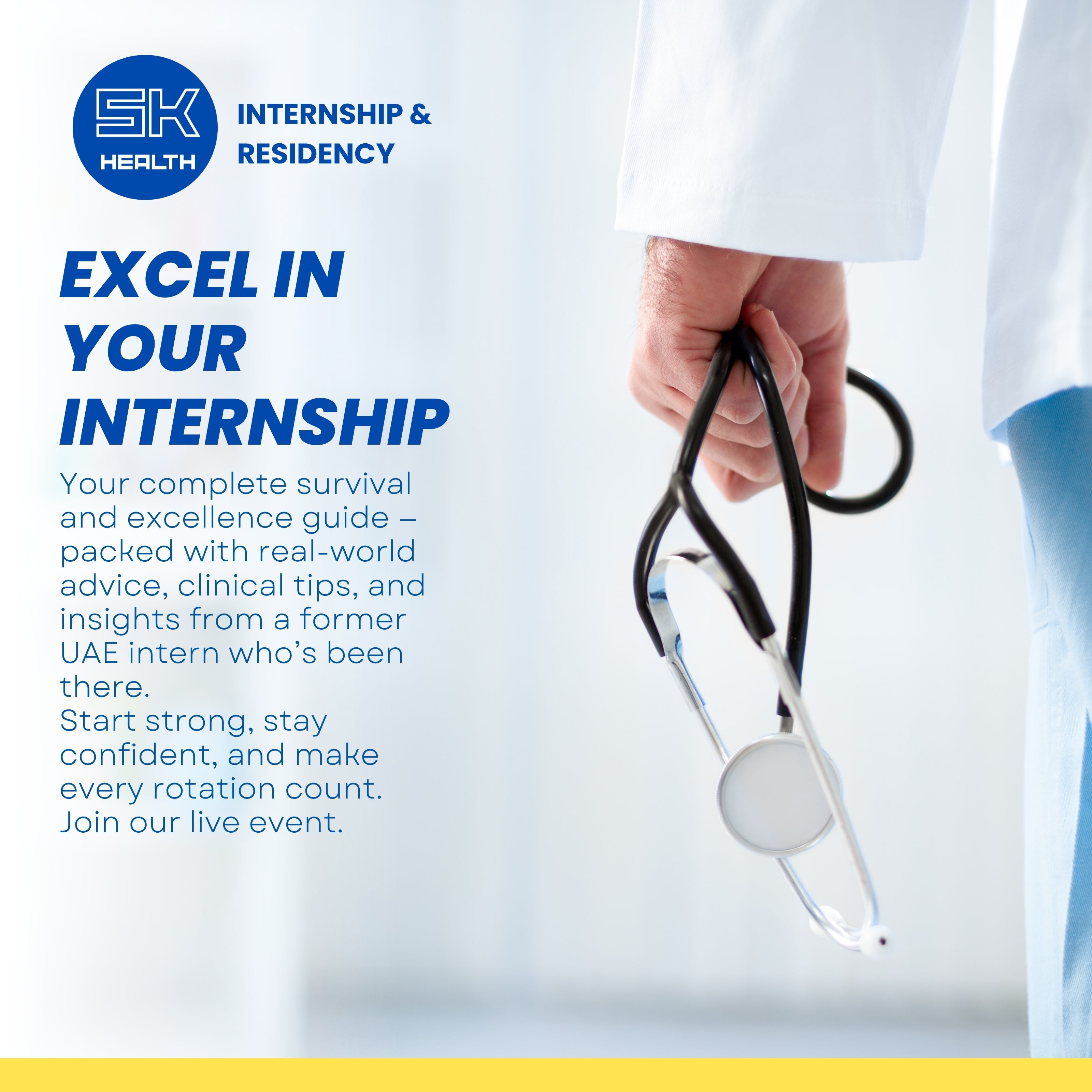 Intern Essentials Course | SK Health UAE – Taught by Dr. Yousif Mohammed