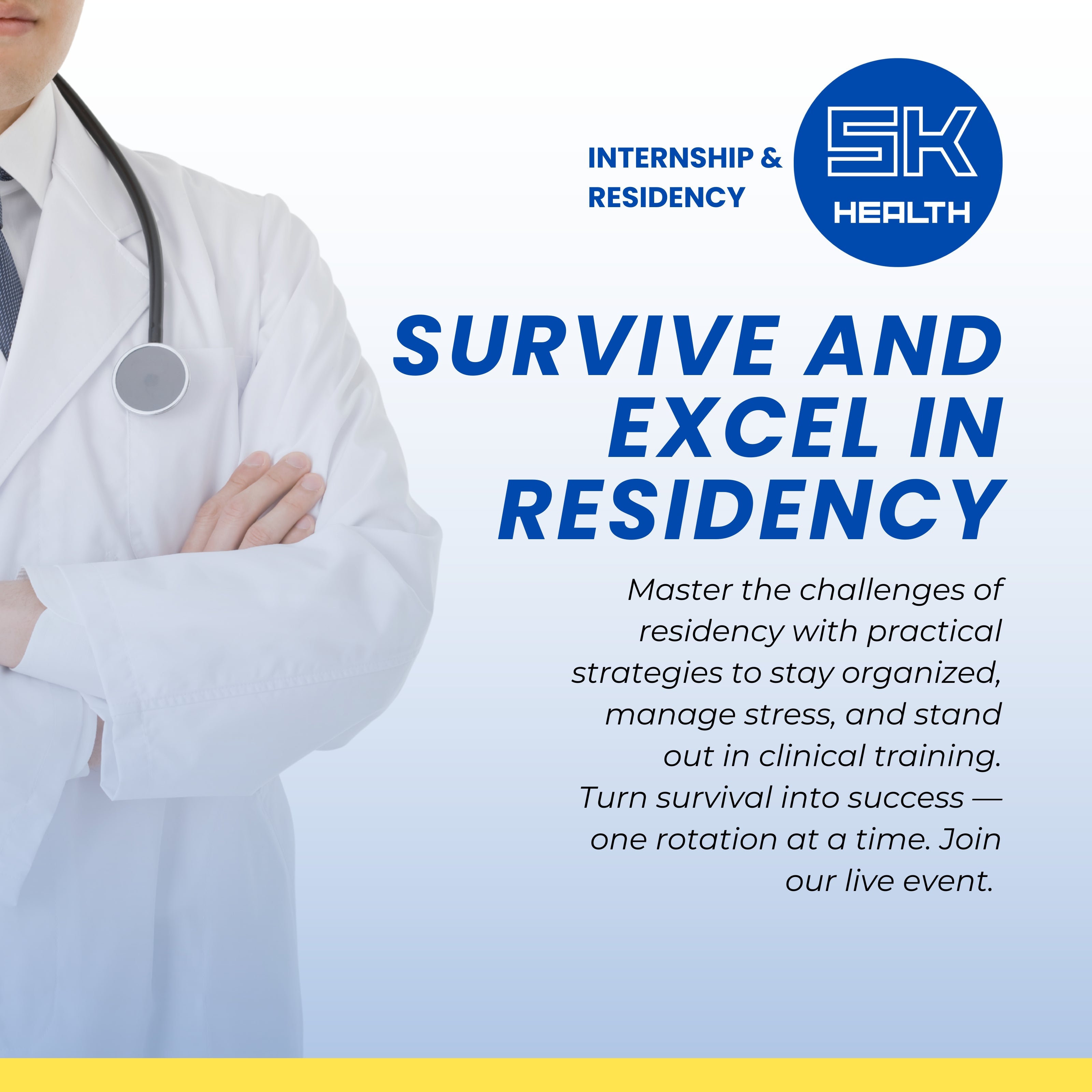 Resident Essentials Course | SK Health Abu Dhabi – Taught by Dr. Yousif Mohammed